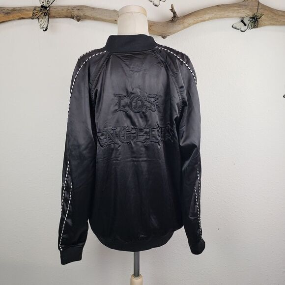 PacSun black oversized bomber jacket - Picture 5 of 8